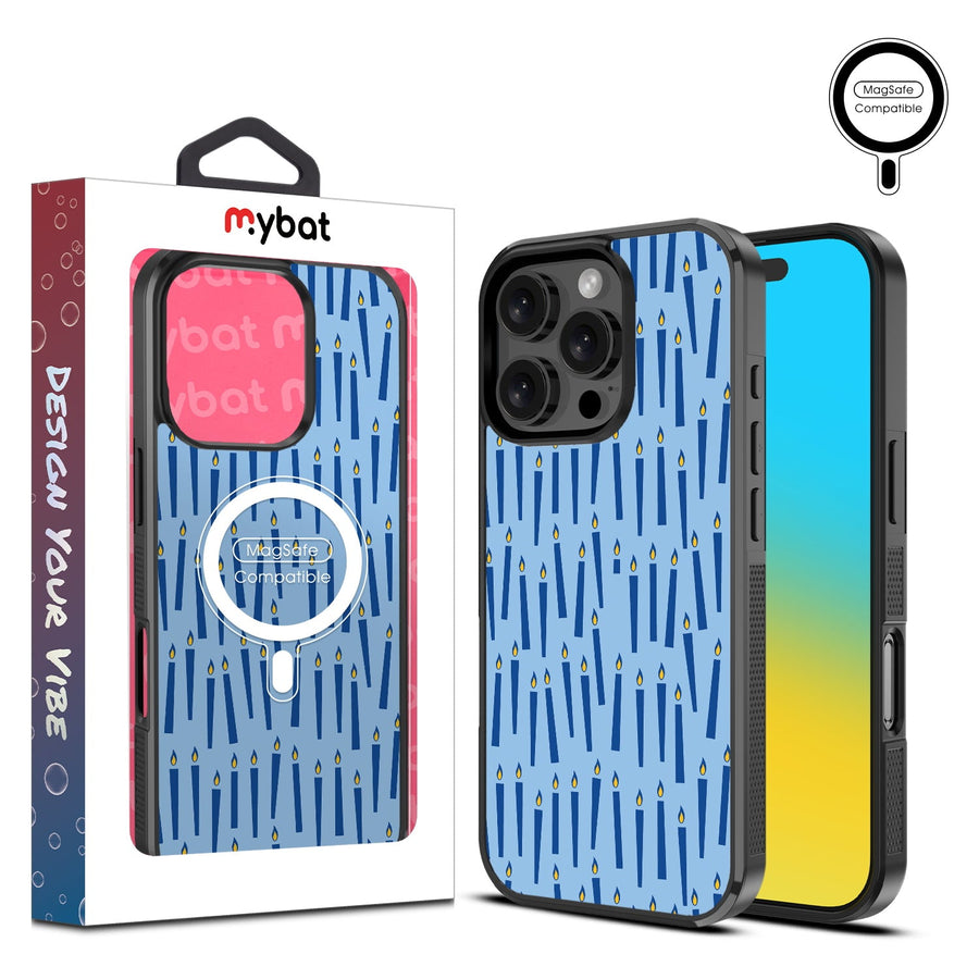 MyBat Design Lab Series MagSafe Case for Apple iPhone 16 Pro Max - Menorah Candle