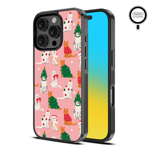 MyBat Design Lab Series MagSafe Case for Apple iPhone 16 Pro Max - Meowy Christmas - MIP16PMCSLESMSM286-2.jpg