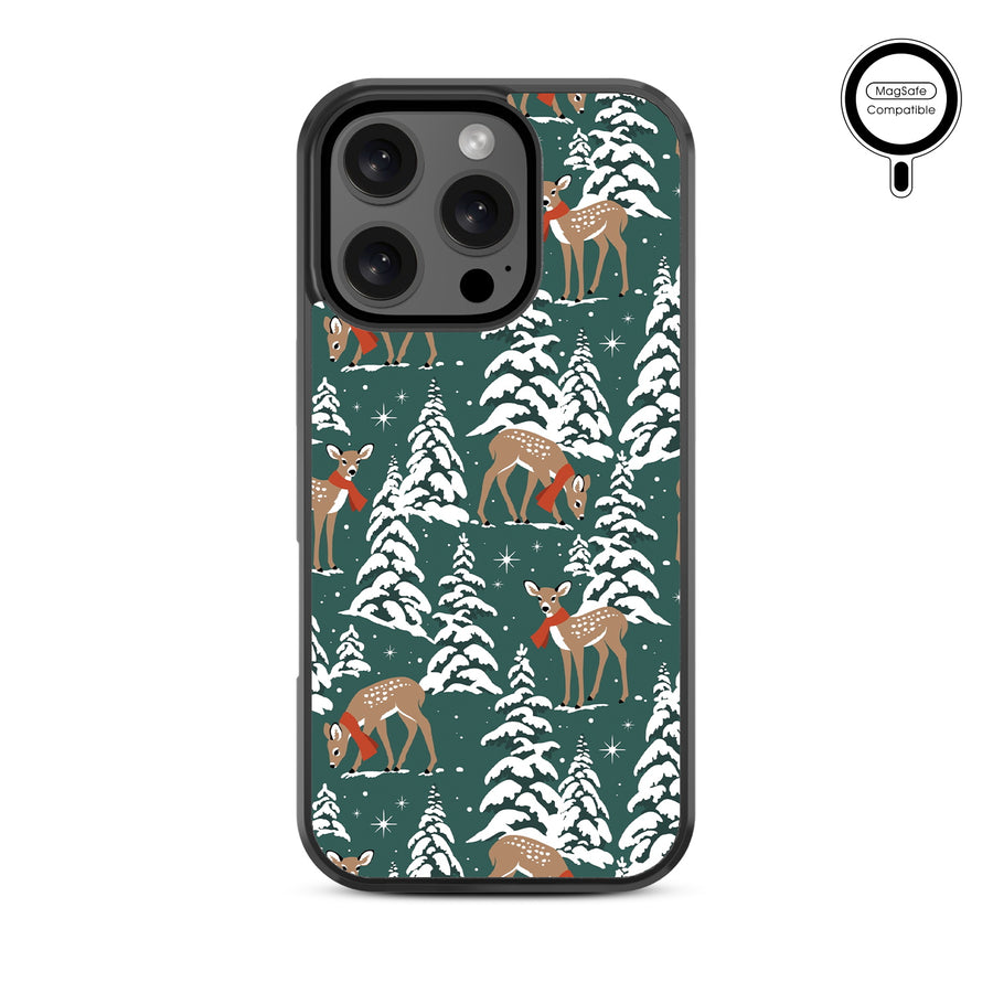 MyBat Design Lab Series MagSafe Case for Apple iPhone 16 Pro Max - Pine & Prancer - MIP16PMCSLESMSM287-3.jpg