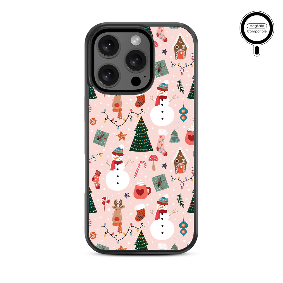 MyBat Design Lab Series MagSafe Case for Apple iPhone 16 Pro Max - Holly Jolly Time - MIP16PMCSLESMSM288-3.jpg