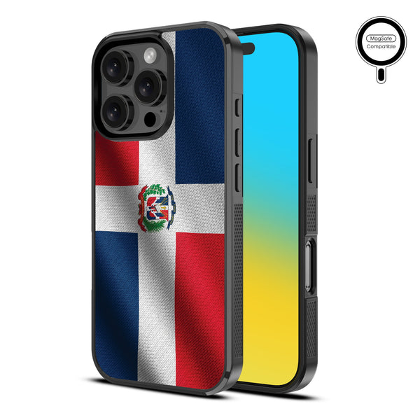 MyBat Design Lab Series MagSafe Case for Apple iPhone 16 Pro Max - Dominican Republic Flag - MIP16PMCSLESMSM307-2.jpg