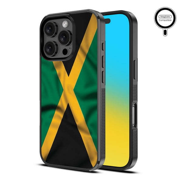 MyBat Design Lab Series MagSafe Case for Apple iPhone 16 Pro Max - Jamaica Flag - MIP16PMCSLESMSM310-2.jpg