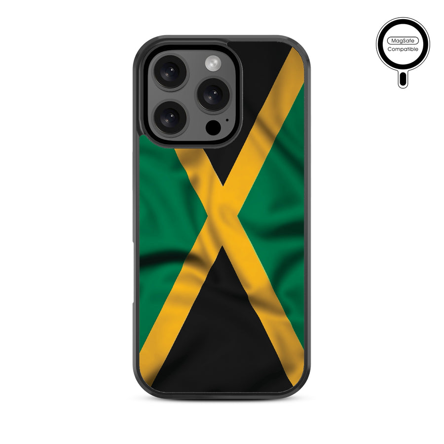 MyBat Design Lab Series MagSafe Case for Apple iPhone 16 Pro Max - Jamaica Flag - MIP16PMCSLESMSM310-3.jpg