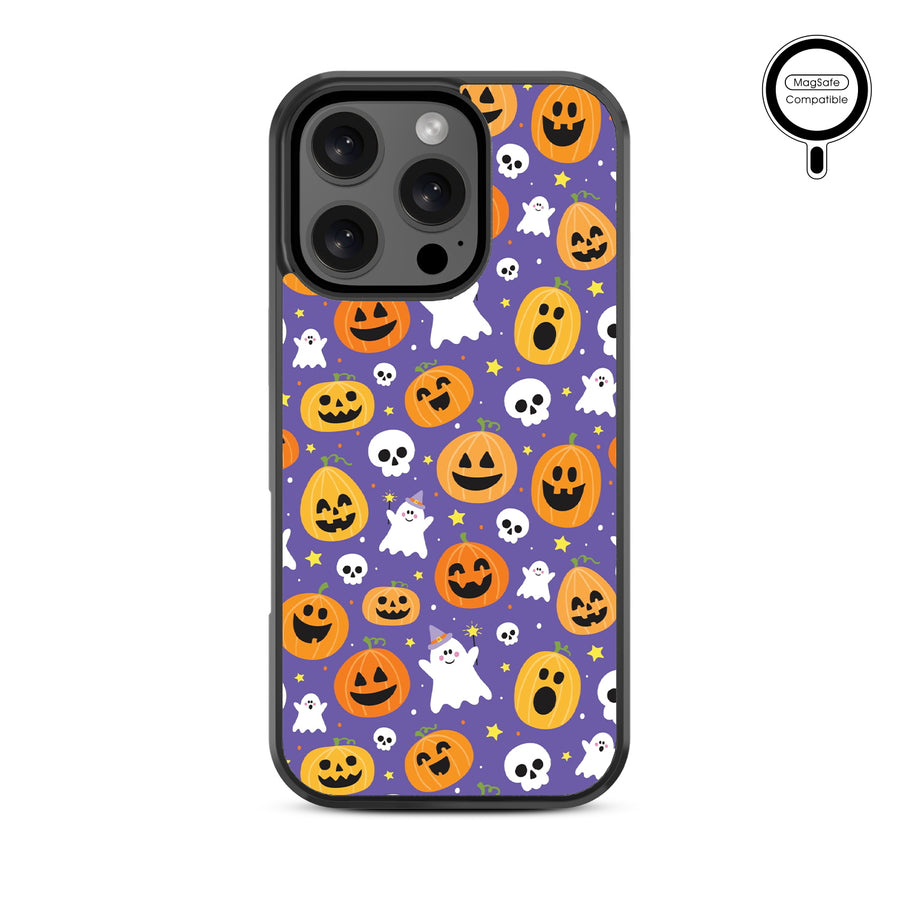 MyBat Design Lab Series MagSafe Case for Apple iPhone 16 Pro Max - Pumpkin Party - MIP16PMCSLESMSM404-3.jpg