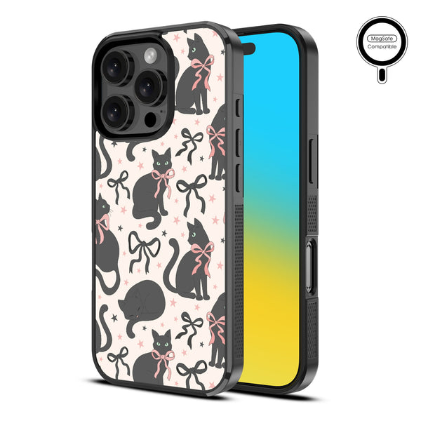 MyBat Design Lab Series MagSafe Case for Apple iPhone 16 Pro Max - Coquette Cat - MIP16PMCSLESMSM410-2.jpg