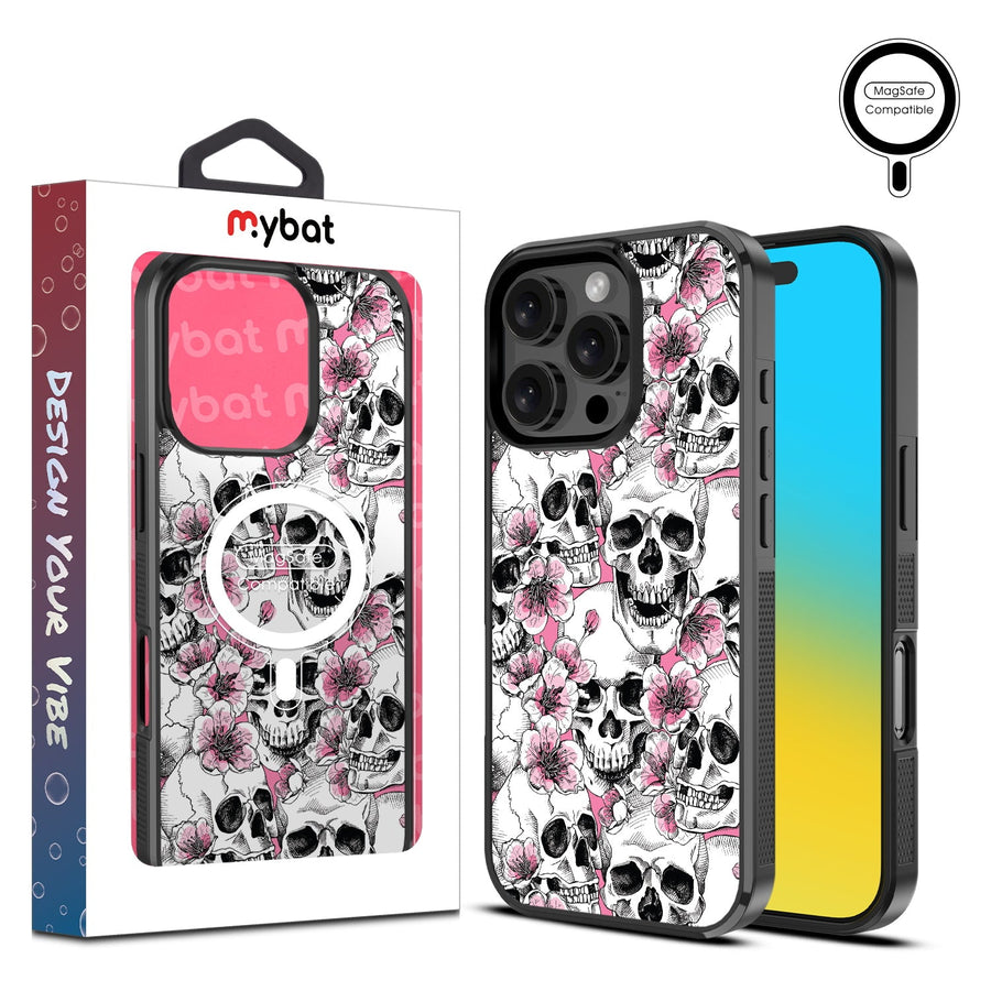 MyBat Design Lab Series MagSafe Case for Apple iPhone 16 Pro Max - Death Blooms