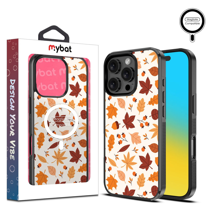 MyBat Design Lab Series MagSafe Case for Apple iPhone 16 Pro Max - Falling Leaves