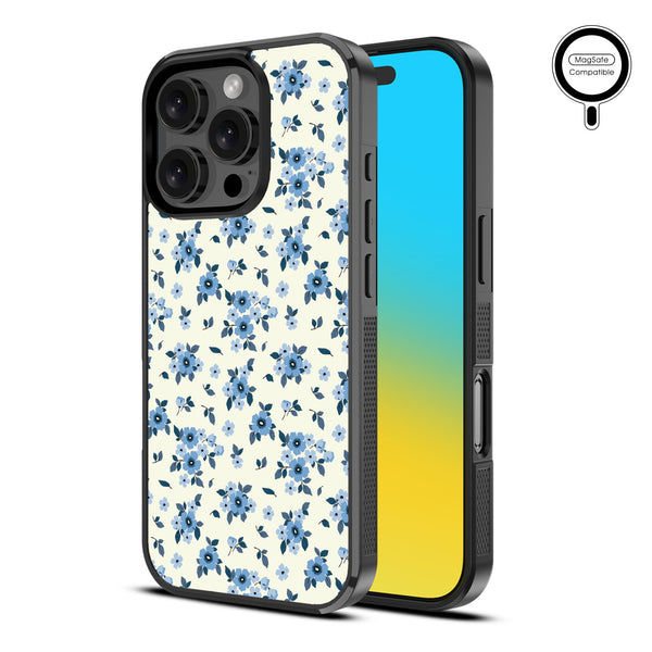 MyBat Design Lab Series MagSafe Case for Apple iPhone 16 Pro Max - Porcelain Petals - MIP16PMCSLESMSM437-2.jpg