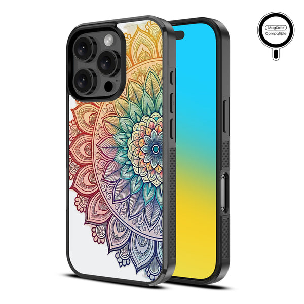 MyBat Design Lab Series MagSafe Case for Apple iPhone 16 Pro Max - Rainbow Mandala - MIP16PMCSLESMSM457-2.jpg