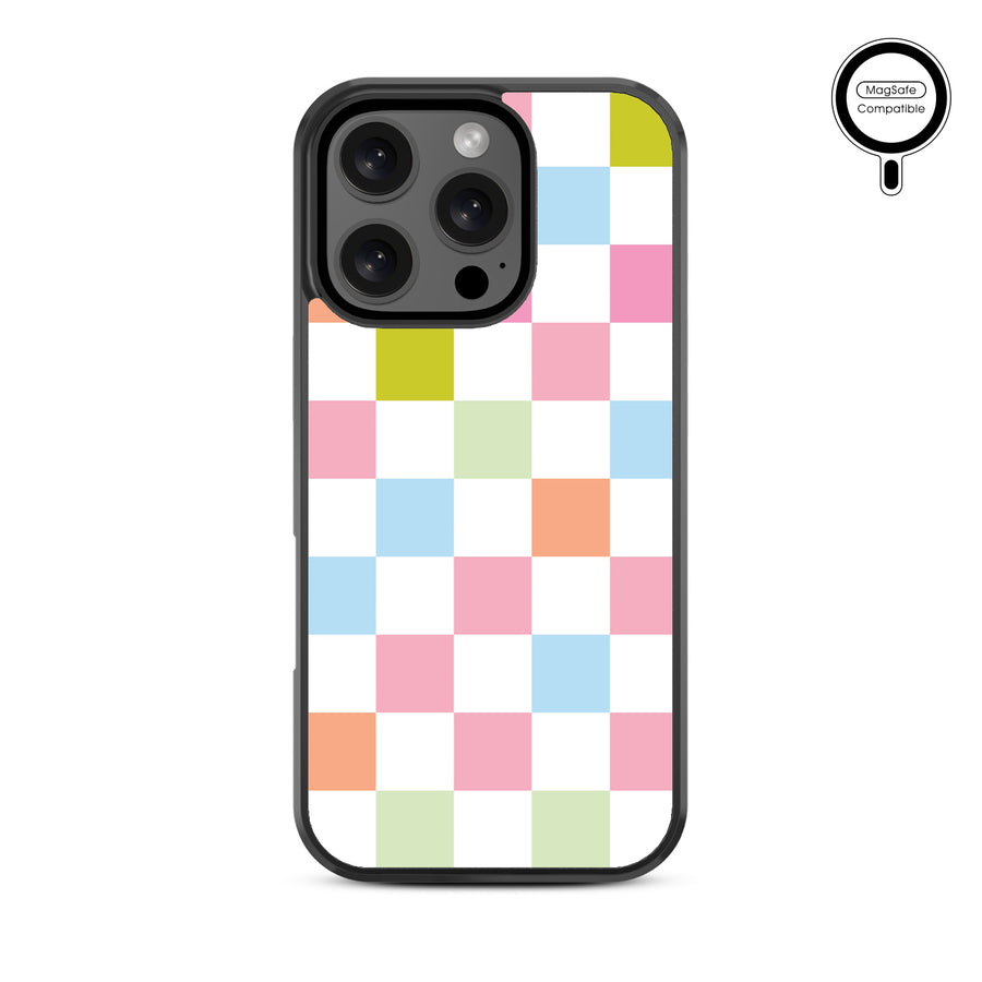 MyBat Design Lab Series MagSafe Case for Apple iPhone 16 Pro Max - Pastel Check - MIP16PMCSLESMSM480-3.jpg