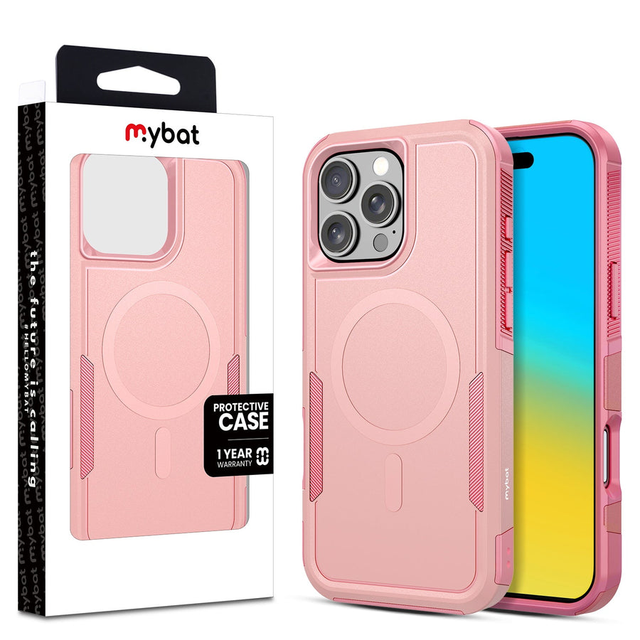 MyBat Fortress Series MagSafe Case for Apple iPhone 16 Pro Max - Pink