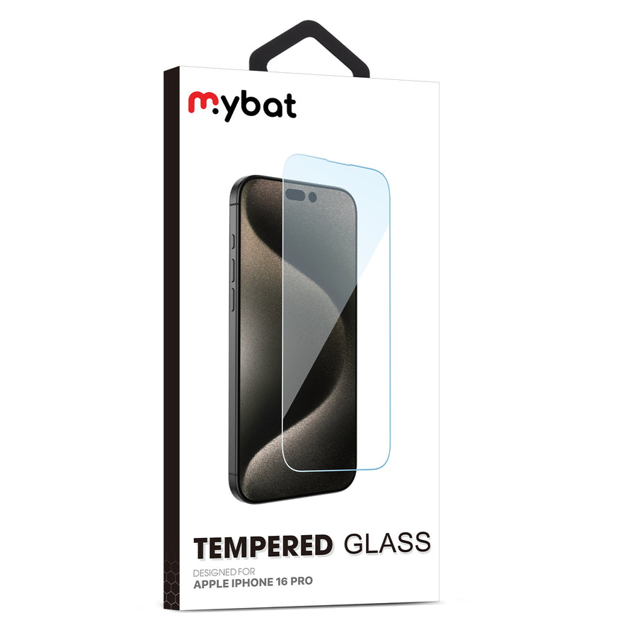 MyBat Tempered Glass Screen Protector (2.5D) for Apple iPhone 16 Pro - Clear - MIP16PSCN81-2.jpg