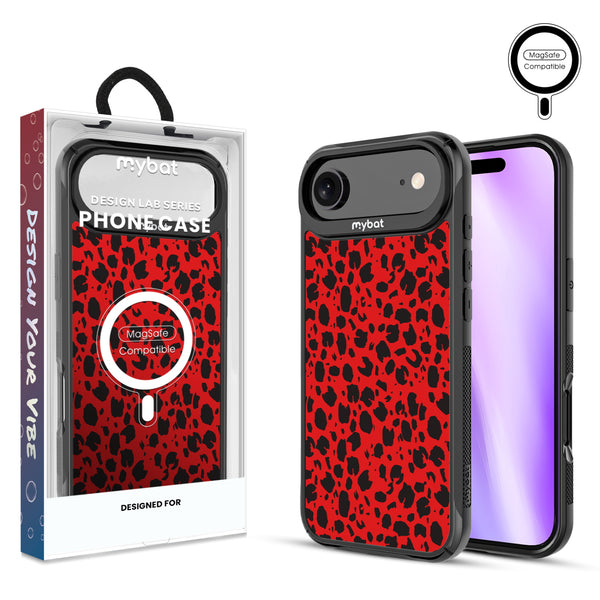 MyBat Design Lab Series MagSafe Case for Apple iPhone Air - Red Leopard Print - MIP17ACSLESMSMP008-1.jpg