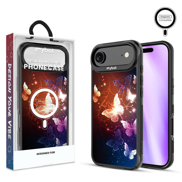 MyBat Design Lab Series MagSafe Case for Apple iPhone Air - Neon Butterflies - MIP17ACSLESMSMP022-1.jpg