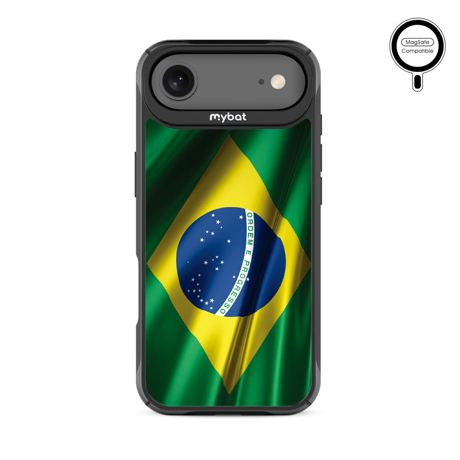 MyBat Design Lab Series MagSafe Case for Apple iPhone Air - Brazilian Flag