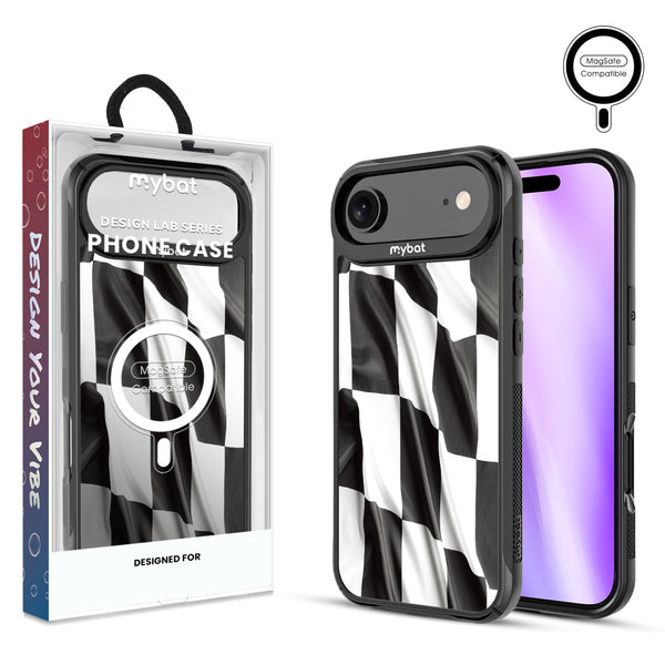 MyBat Design Lab Series MagSafe Case for Apple iPhone Air - Racing Flag - MIP17ACSLESMSMP040-1.jpg