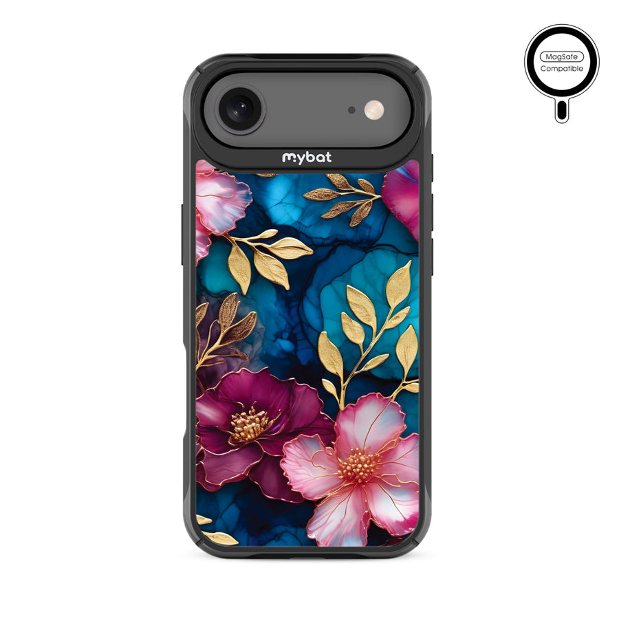 MyBat Design Lab Series MagSafe Case for Apple iPhone Air - Gilded Petals - MIP17ACSLESMSMP188-3.jpg