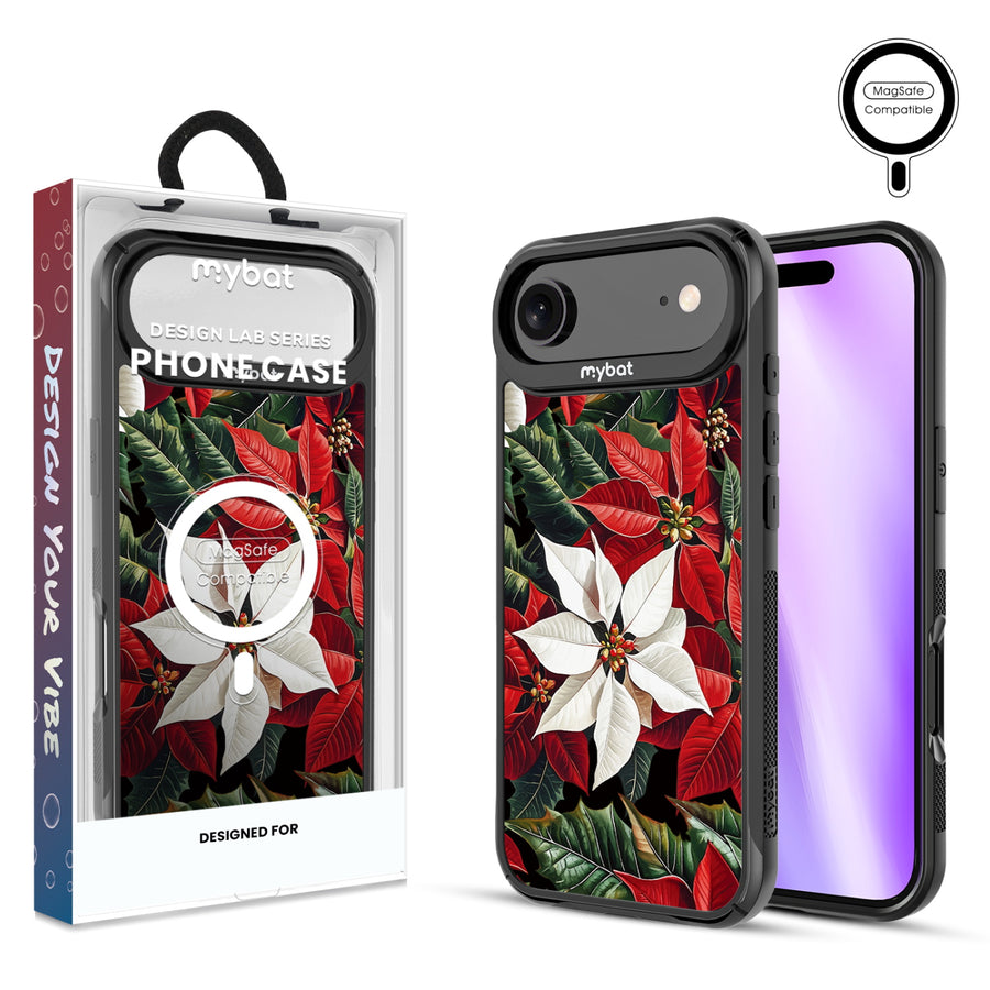 MyBat Design Lab Series MagSafe Case for Apple iPhone Air - Christmas Poinsettias - MIP17ACSLESMSMP301-1.jpg