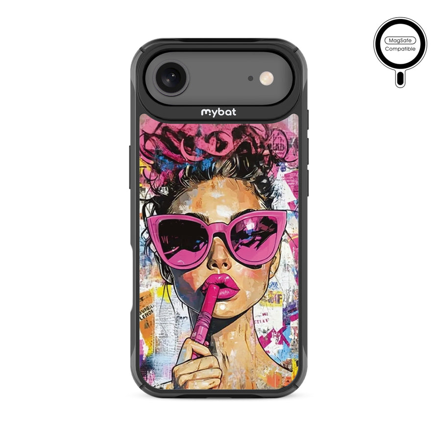 MyBat Design Lab Series MagSafe Case for Apple iPhone Air - Graffiti Girl - MIP17ACSLESMSMP383-3.jpg