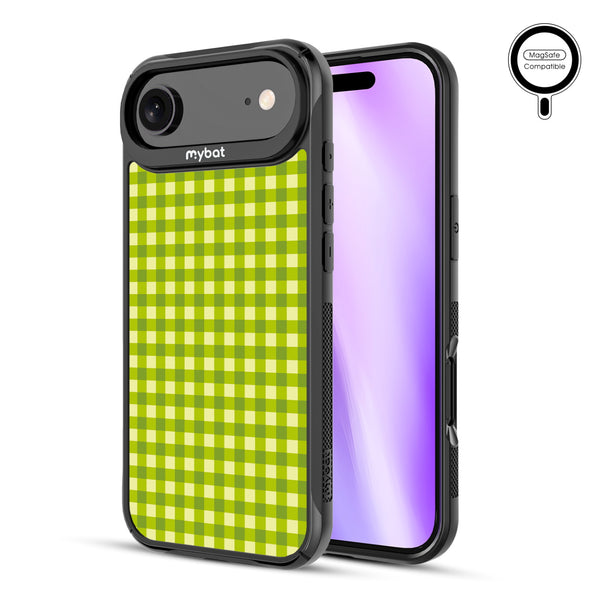 MyBat Design Lab Series MagSafe Case for Apple iPhone Air - Green Gingham - MIP17ACSLESMSMP476-2.jpg