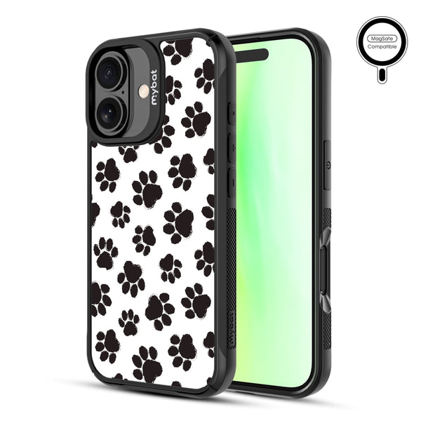 MyBat Design Lab Series MagSafe Case for Apple iPhone 17 - Black Paw Prints - MIP17CSLESMSMP002-2.jpg