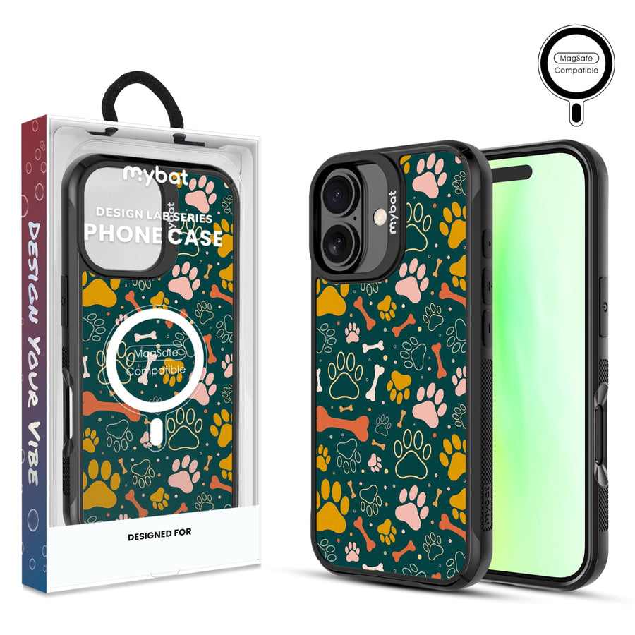 MyBat Design Lab Series MagSafe Case for Apple iPhone 17 - Paw Prints & Bones - MIP17CSLESMSMP003-1.jpg