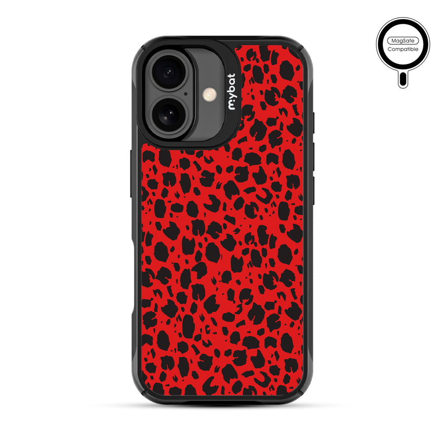 MyBat Design Lab Series MagSafe Case for Apple iPhone 17 - Red Leopard Print - MIP17CSLESMSMP008-3.jpg
