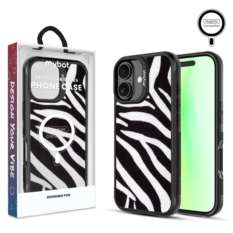 MyBat Design Lab Series MagSafe Case for Apple iPhone 17 - Zebra Print