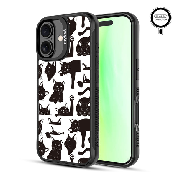 MyBat Design Lab Series MagSafe Case for Apple iPhone 17 - Black Cats - MIP17CSLESMSMP017-2.jpg