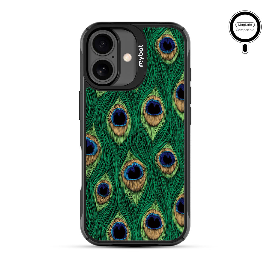 MyBat Design Lab Series MagSafe Case for Apple iPhone 17 - Peacock Feathers - MIP17CSLESMSMP018-3.jpg