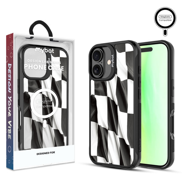 MyBat Design Lab Series MagSafe Case for Apple iPhone 17 - Racing Flag - MIP17CSLESMSMP040-1.jpg
