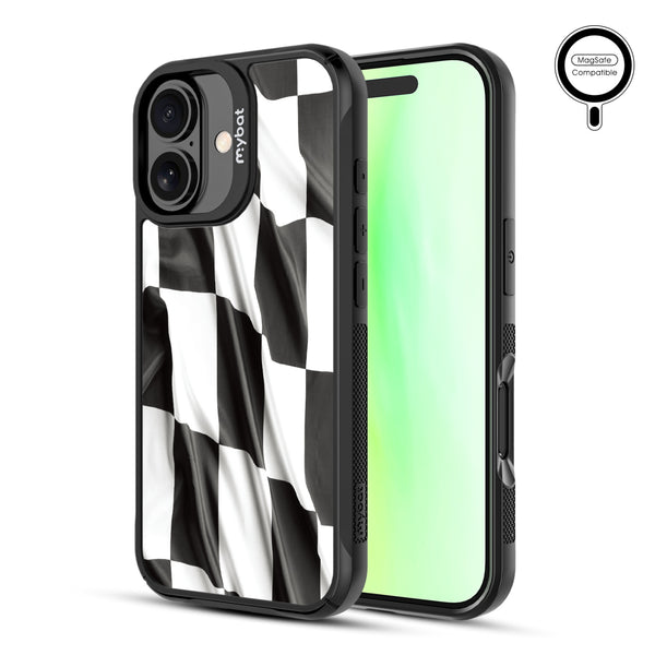 MyBat Design Lab Series MagSafe Case for Apple iPhone 17 - Racing Flag - MIP17CSLESMSMP040-2.jpg