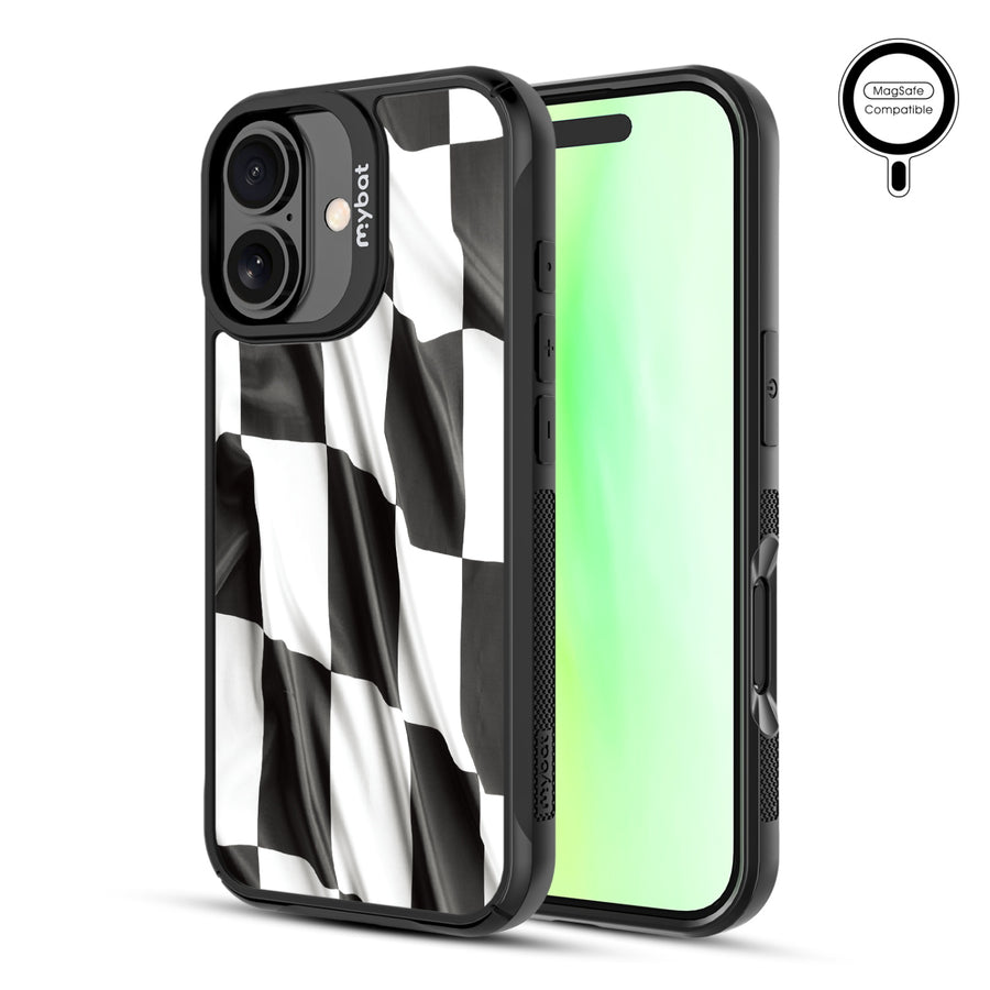 MyBat Design Lab Series MagSafe Case for Apple iPhone 17 - Racing Flag - MIP17CSLESMSMP040-2.jpg
