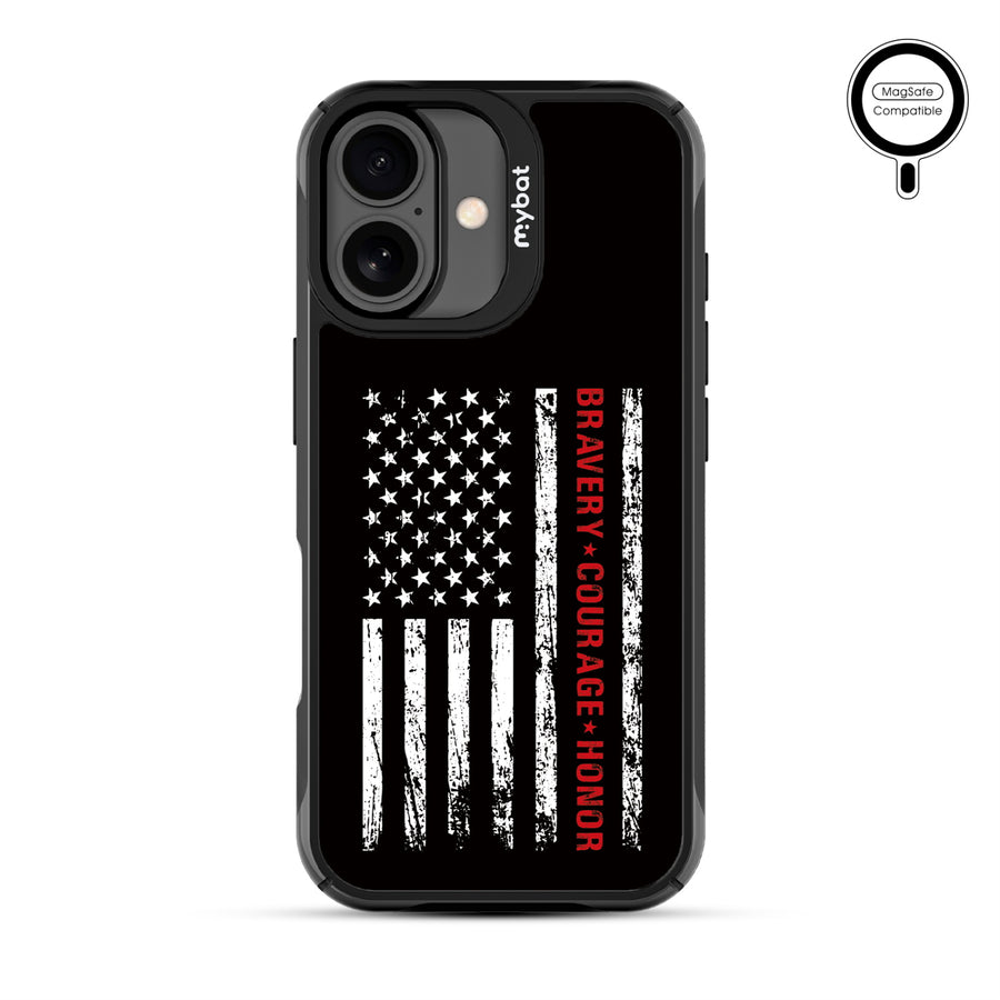 MyBat Design Lab Series MagSafe Case for Apple iPhone 17 - Firefighter Flag - MIP17CSLESMSMP041-3.jpg