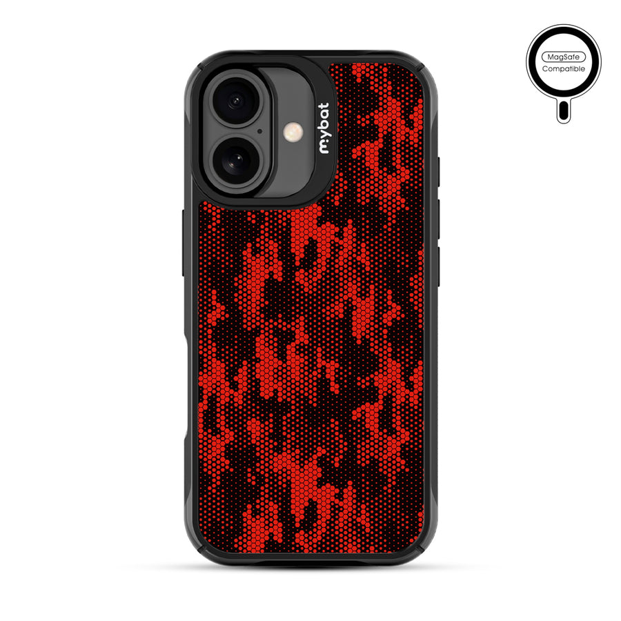 MyBat Design Lab Series MagSafe Case for Apple iPhone 17 - Red Digital Camouflage - MIP17CSLESMSMP086-3.jpg