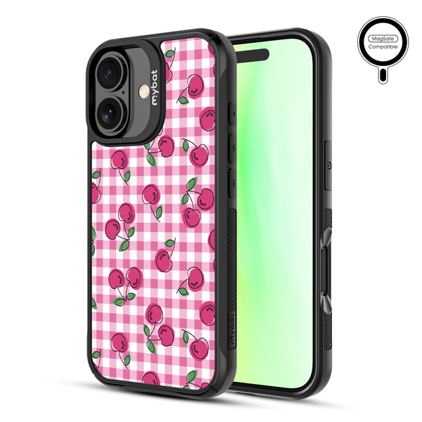 MyBat Design Lab Series MagSafe Case for Apple iPhone 17 - Pink Cherries - MIP17CSLESMSMP100-2.jpg