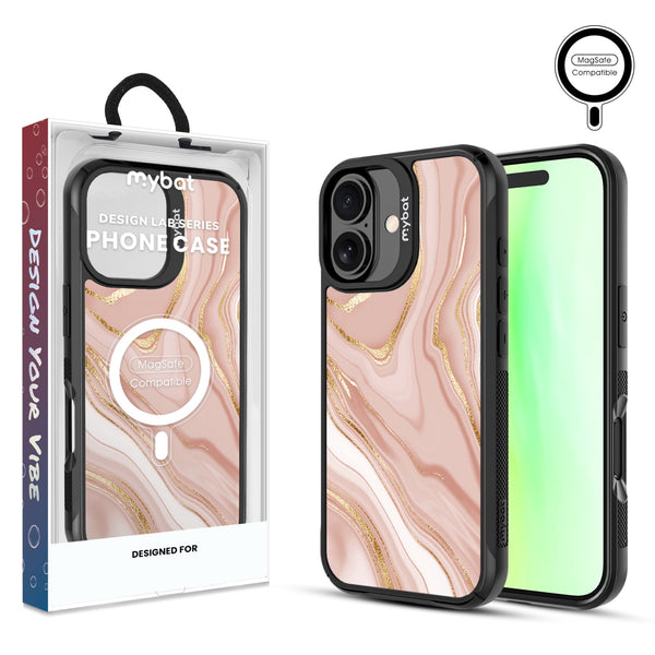 MyBat Design Lab Series MagSafe Case for Apple iPhone 17 - Pink Marble - MIP17CSLESMSMP107-1.jpg
