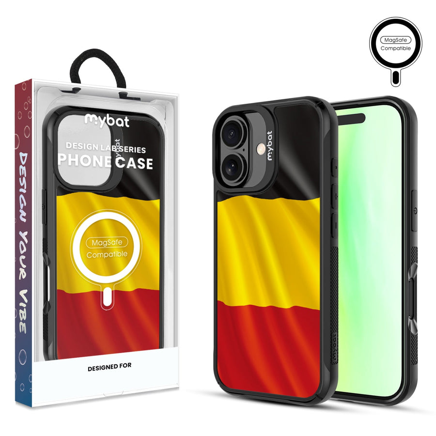 MyBat Design Lab Series MagSafe Case for Apple iPhone 17 - Belgium Flag