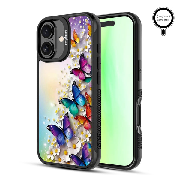 MyBat Design Lab Series MagSafe Case for Apple iPhone 17 - Rainbow Butterflies - MIP17CSLESMSMP187-2.jpg