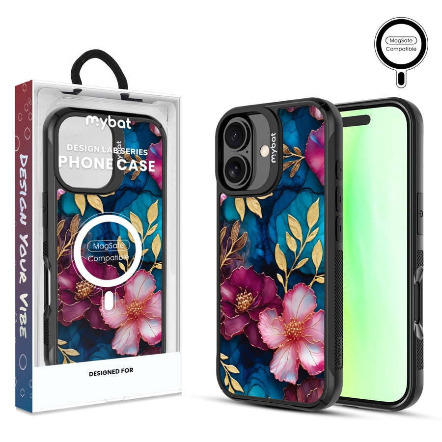 MyBat Design Lab Series MagSafe Case for Apple iPhone 17 - Gilded Petals
