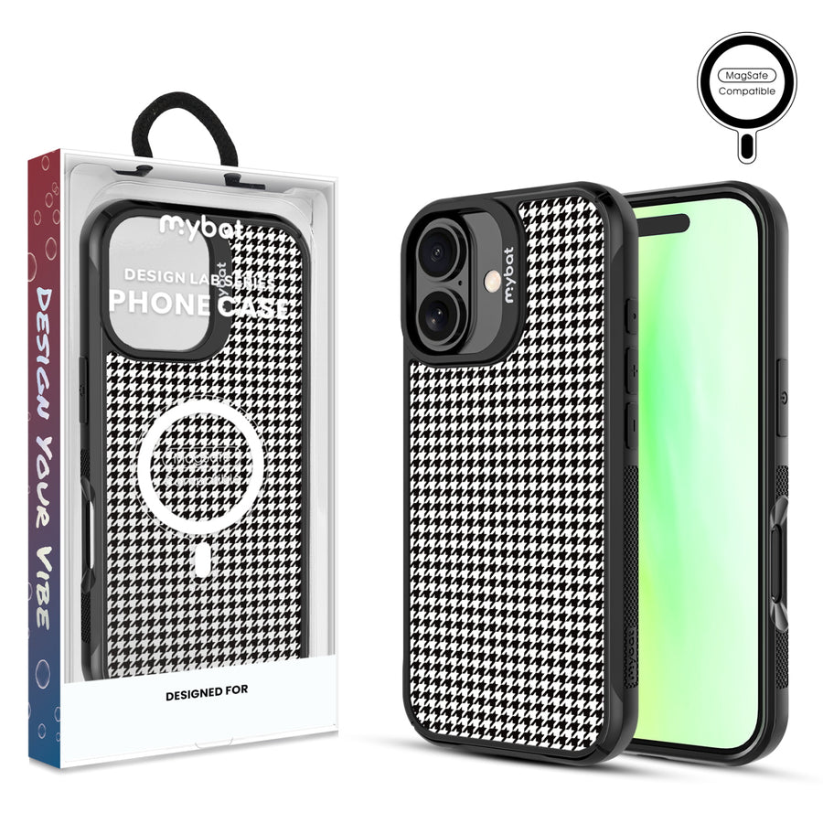 MyBat Design Lab Series MagSafe Case for Apple iPhone 17 - Classic Houndstooth - MIP17CSLESMSMP215-1.jpg