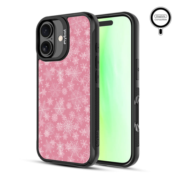 MyBat Design Lab Series MagSafe Case for Apple iPhone 17 - Pink Snowflakes - MIP17CSLESMSMP282-2.jpg
