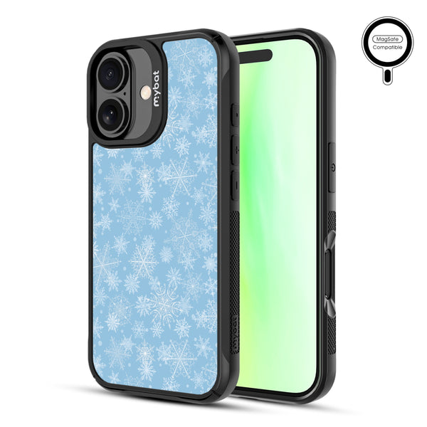 MyBat Design Lab Series MagSafe Case for Apple iPhone 17 - Blue Snowflakes - MIP17CSLESMSMP283-2.jpg