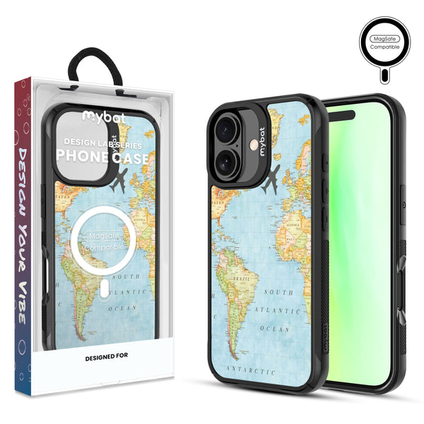 MyBat Design Lab Series MagSafe Case for Apple iPhone 17 - Map - MIP17CSLESMSMP370-1.jpg
