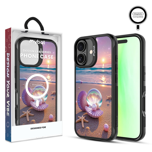 MyBat Design Lab Series MagSafe Case for Apple iPhone 17 - Seashell Beach - MIP17CSLESMSMP374-1.jpg