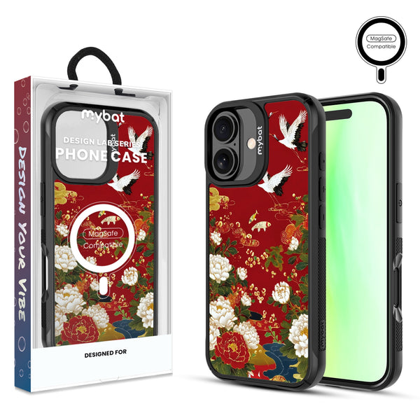 MyBat Design Lab Series MagSafe Case for Apple iPhone 17 - Crane and Koi Fish - MIP17CSLESMSMP391-1.jpg
