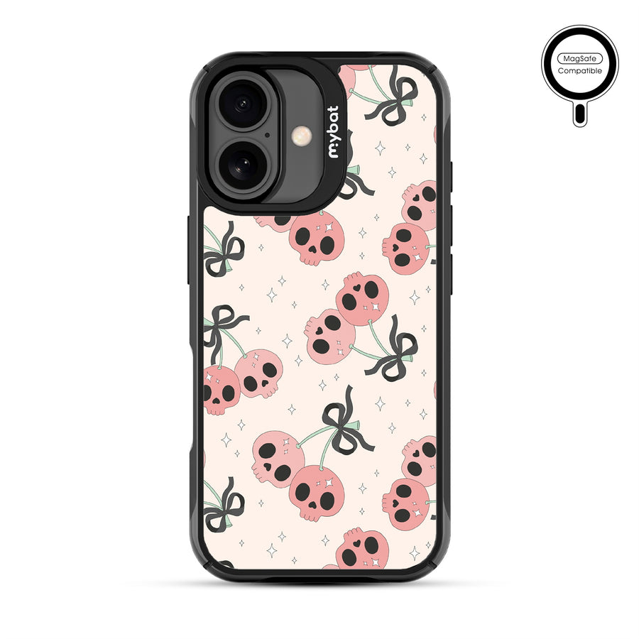 MyBat Design Lab Series MagSafe Case for Apple iPhone 17 - Cherry Skulls - MIP17CSLESMSMP408-3.jpg