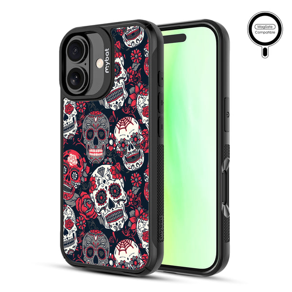 MyBat Design Lab Series MagSafe Case for Apple iPhone 17 - Sugar Rose Skulls - MIP17CSLESMSMP418-2.jpg