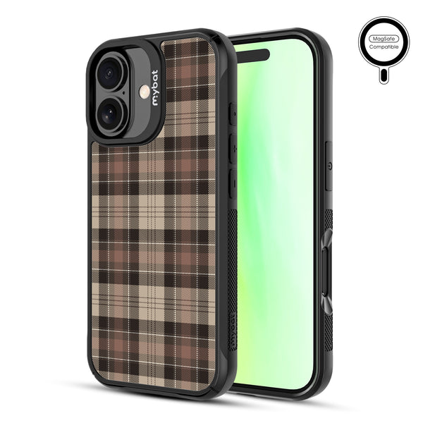 MyBat Design Lab Series MagSafe Case for Apple iPhone 17 - Mocha Flannel - MIP17CSLESMSMP431-2.jpg