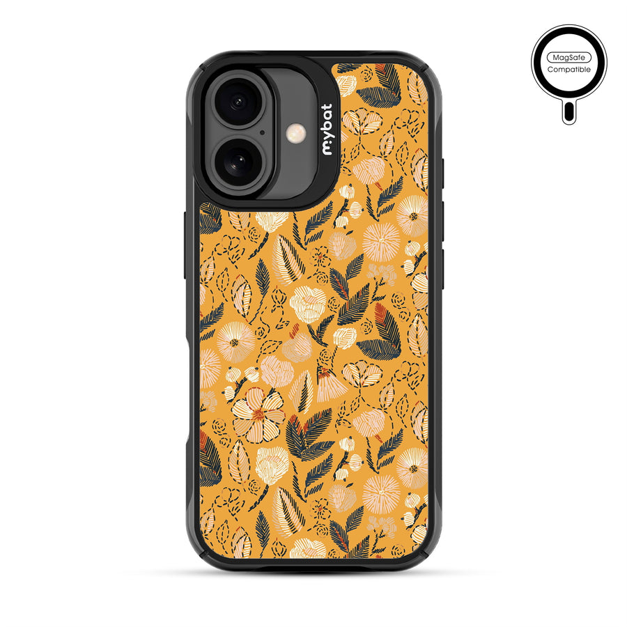 MyBat Design Lab Series MagSafe Case for Apple iPhone 17 - Floral Stitch - MIP17CSLESMSMP439-3.jpg